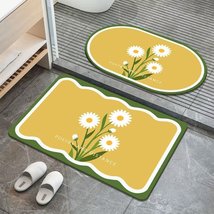 甜美花朵硅藻泥地毯吸水地垫浴室易干脚垫卫生间可手洗防滑垫门垫