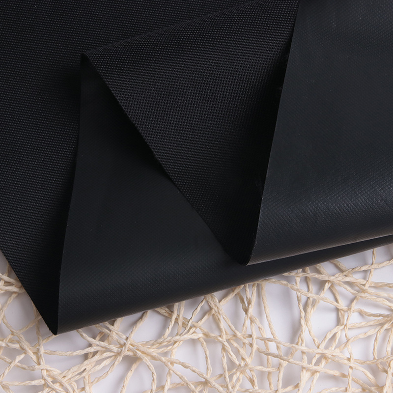 Black Large Stock 600D Plain Pvc Oxford Cloth 3*4 Polyester Waterproof Fabric Bag Tent Fabric Specification drawing