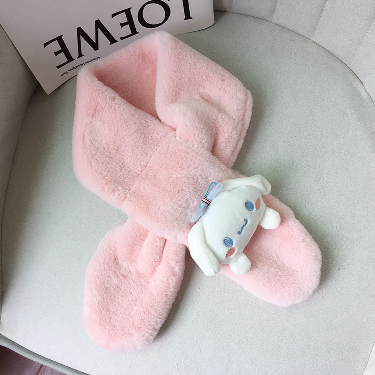 儿童围巾实物图