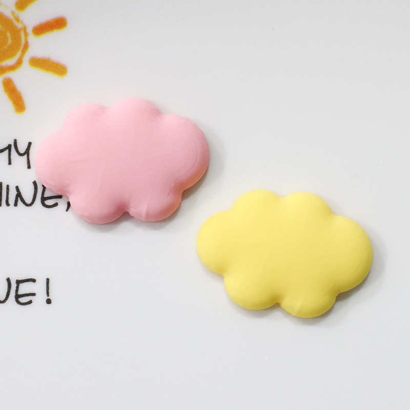 PVC饰品配件软胶云朵发夹发饰洞洞拖鞋扣手机壳杯子奶油胶diy配件详情图3