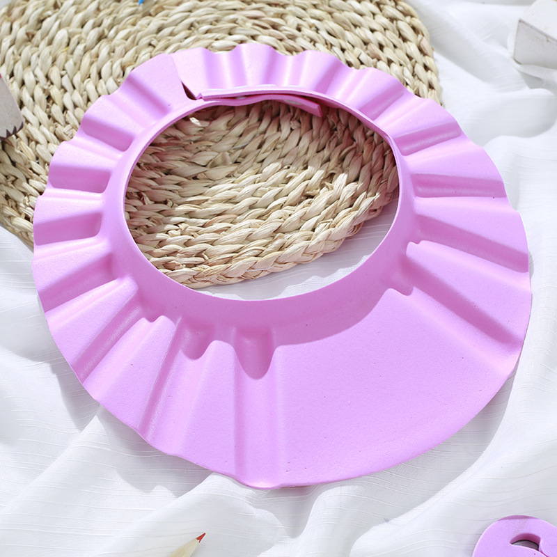 Baby shampoo Waterproof ear cap Baby bath cap Shampoo cap eva Baby products Children's shampoo cap Specification drawing