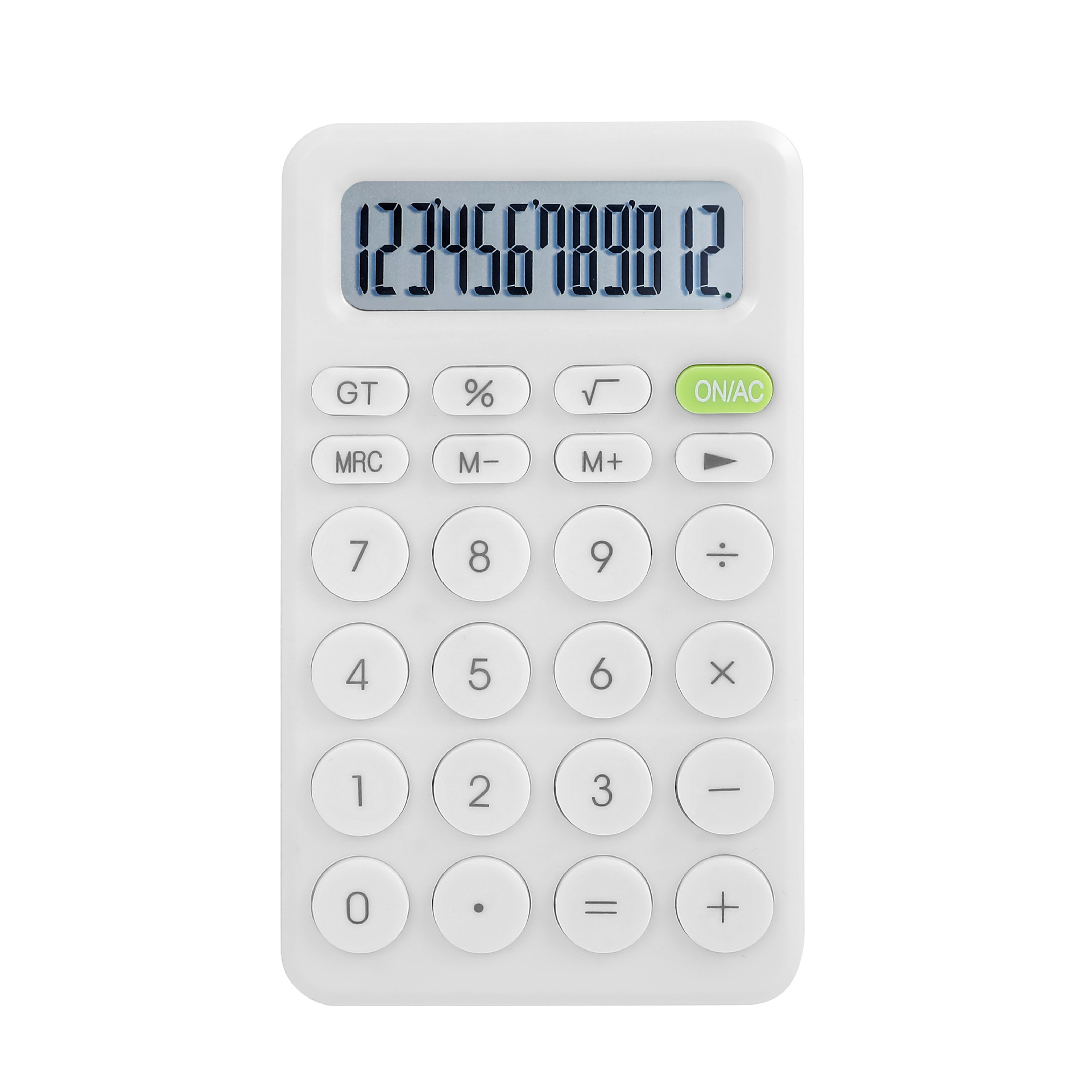 Factory direct supply of candy-colored cute calculator, solar 12-digit creative portable student calculator 809B