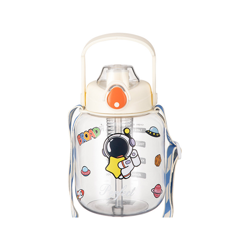 Big Belly Water Cup For School Special Cartoon Plastic Cup Cute Super Cute Kettle New 2023 Primary School Sippy Cup Item Picture