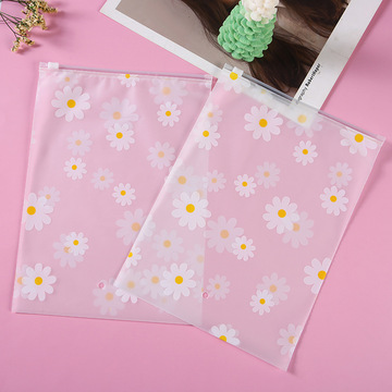 Manufacturers spot clothing clothing zipper bag high-grade frosted bags underwear clothes pants bags wholesale