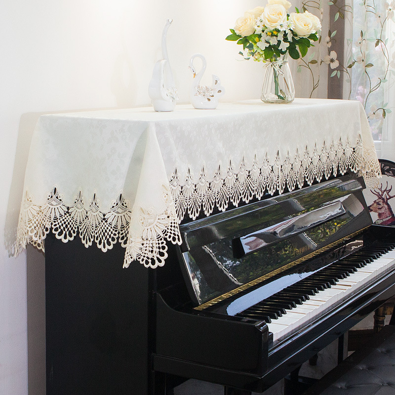 European cloth piano cover modern simple piano towel half cover tablecloth mat electronic organ dust cover cloth