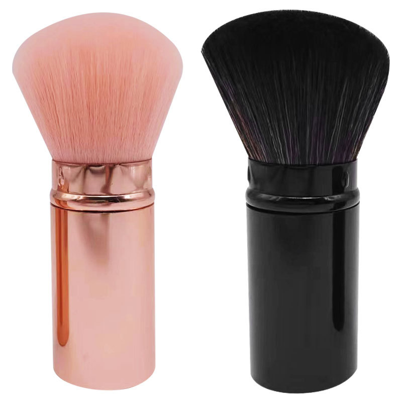 Single Large Powder Brush Telescopic Brush Makeup Brush Recommended Mushroom Brush Makeup Tool Mushroom Head Honey Dust Refresh Item Picture