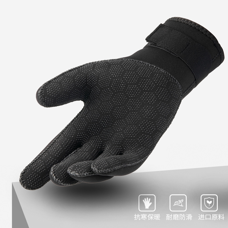 New 3mm/5mm diving gloves anti-slip wear-resistant camouflage anti-sting gloves catch fish fish winter swimming diving gloves Application Scenario