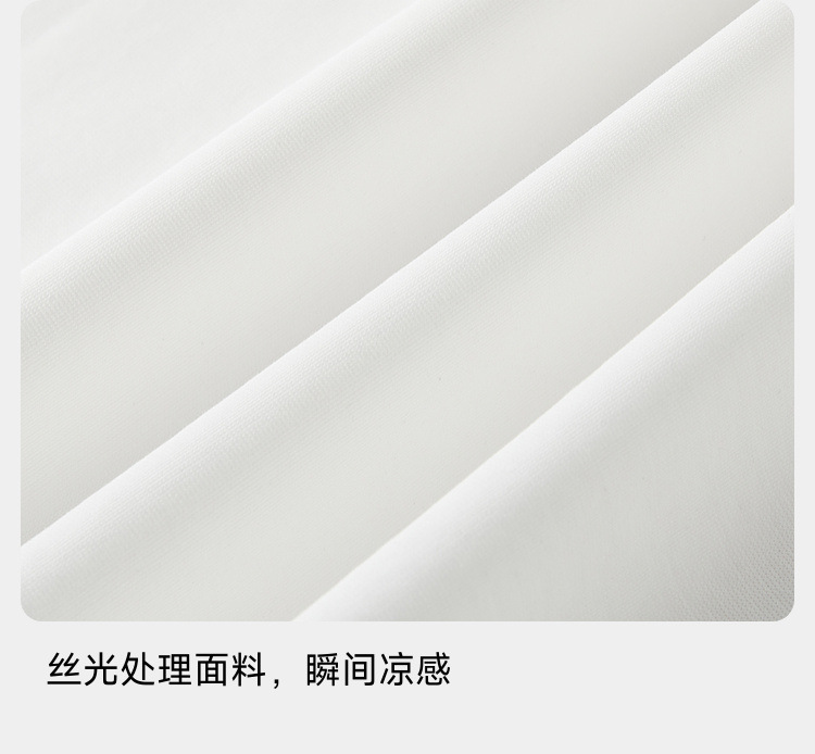 Quick-drying ice silk cotton white smiley face embroidered casual short-sleeved T-shirt for men 2025 Summer new style cool half-sleeved T-shirt pic 57