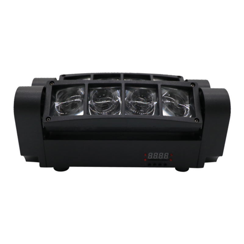 Mini spider light, moving head flash, eight-eye laser light, KTV room light, bar magic tool, disco light Item Picture