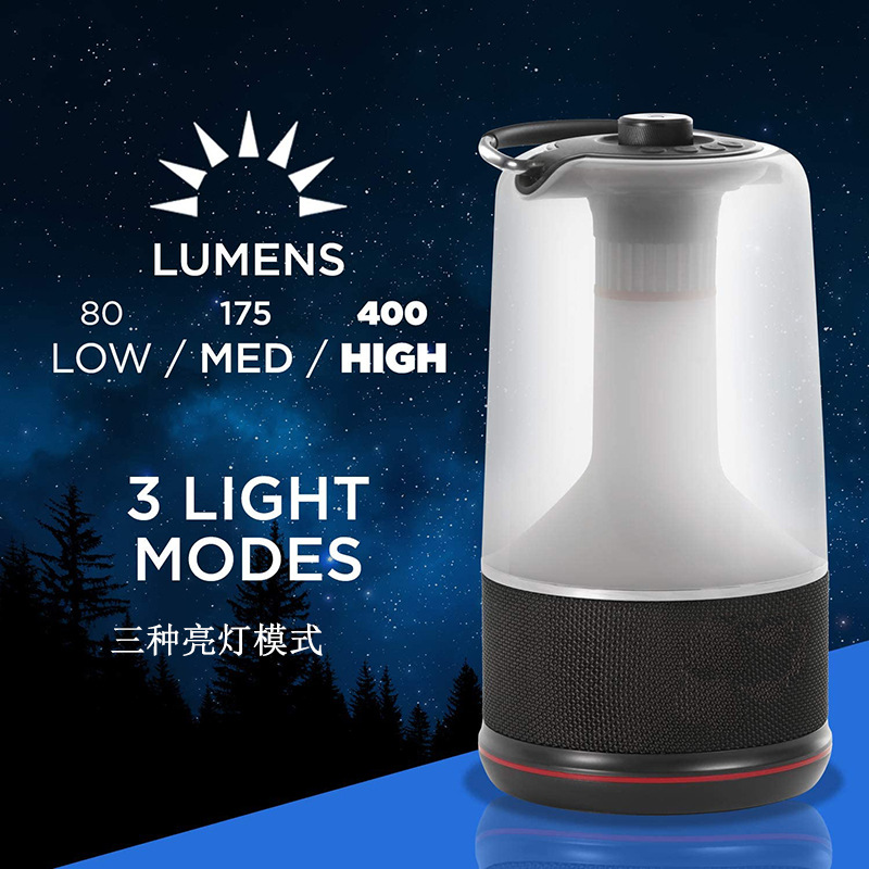 Lanterns, portable emergency lights, camping lights, portable LED flashlights, Bluetooth speaker lights, outdoor adventure lights details Picture