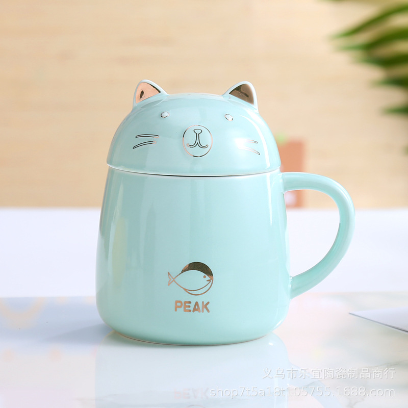 Creative Ceramic Cup Cat Cup Small Red Book Network Red Cute Cat Mug With Gift Drink Cup Gift Cup