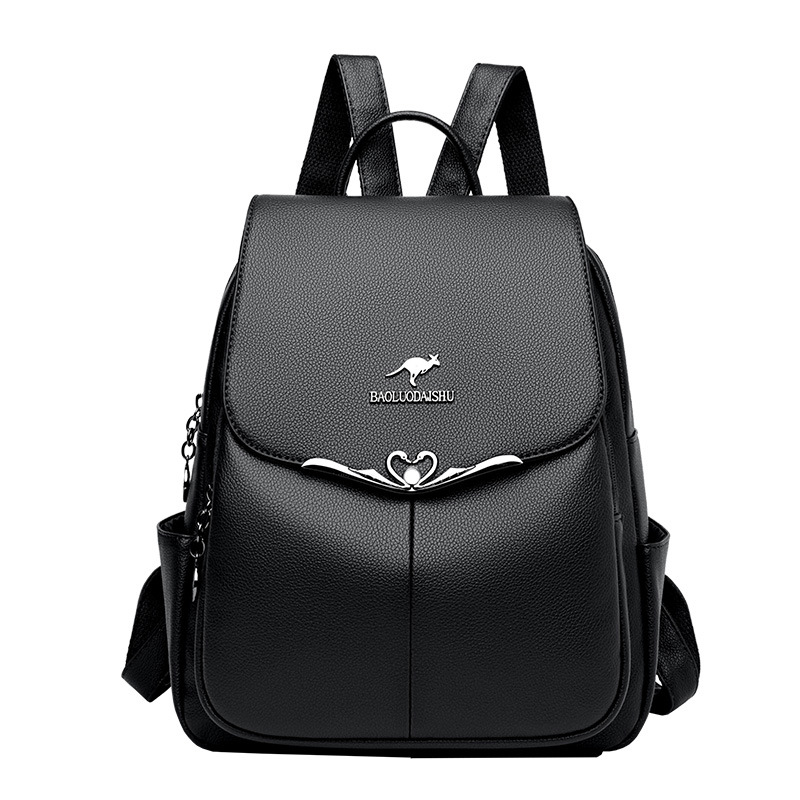 商务时尚背包女款 双肩背包  个性定制 轻便大容量实用背包细节图