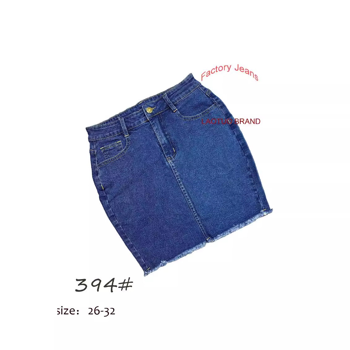 Foreign trade jeans Women's Summer wholesale factory Jeans Women's denim shorts Break position jeans wholesale Specification image