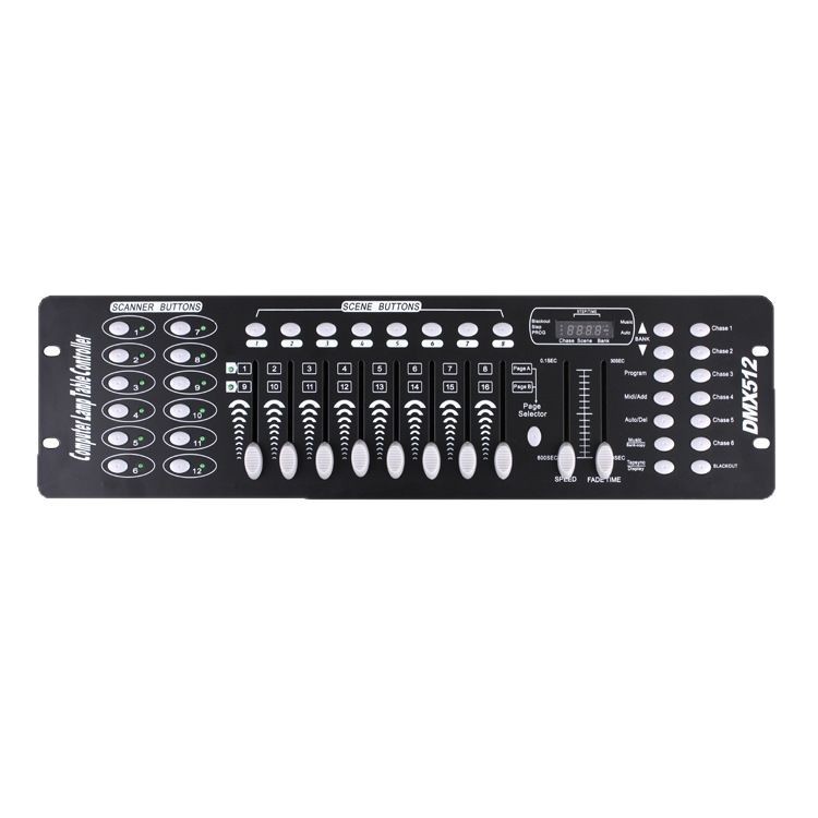 Guangzhou professional stage light manufacturer  stage dmx192 controller console 512 Par light moving head light dimming controller stage lighting design flight case packing mini dmx controller  Specification drawing