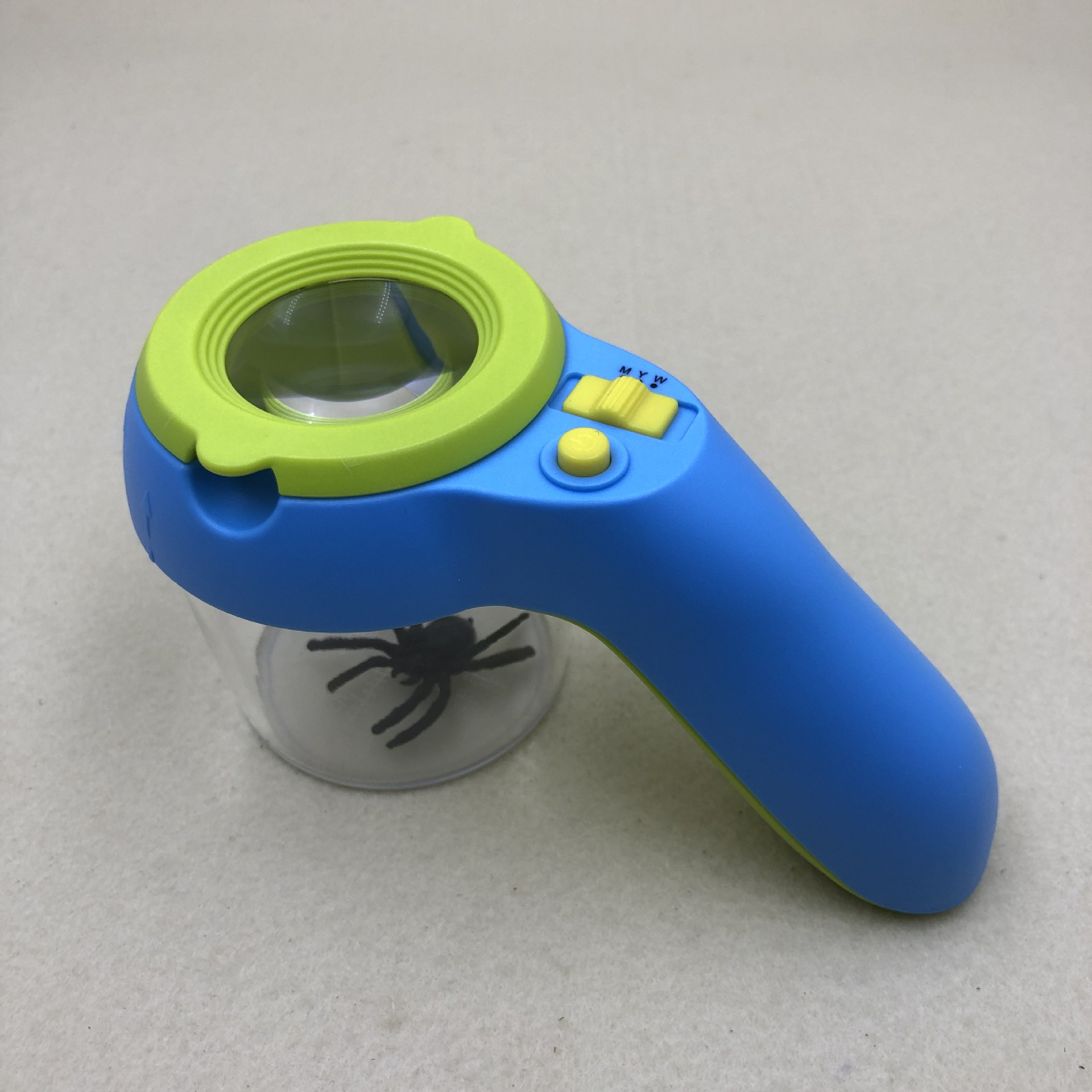 Children's outdoor insect magnifying glass with LED light storage and observation box, fun classroom teaching, kindergarten gift details Picture