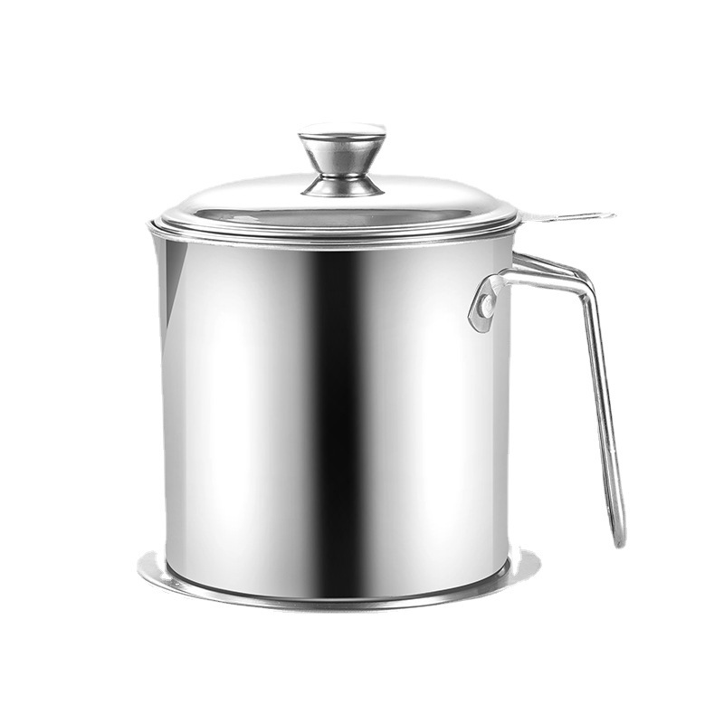 304 oil can, stainless steel filter screen, household oil bottle with lid, kitchen oil storage and filtration wonder, lard residue storage tank Application Scenario