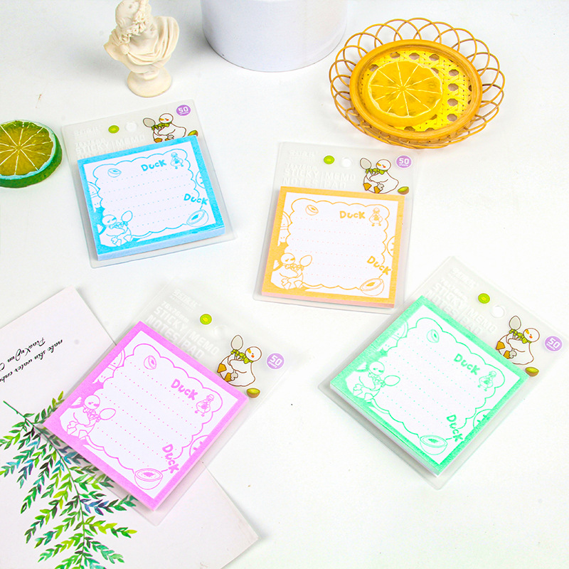 pp card paper sticky notes for students, ins message sticky notes, study and office sticky notes can be stuck N times Application Scenario