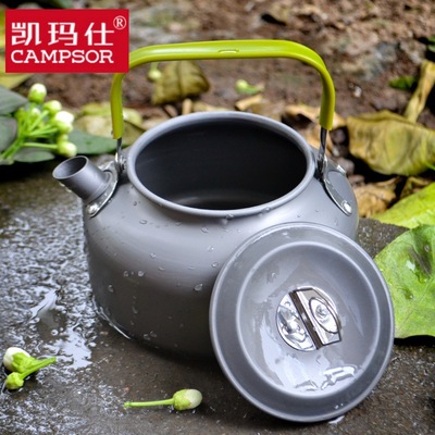 户外茶壶水壶 0.8便携式咖啡壶铝材质烧水壶野营自己钓鱼用品详情图2