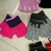 Children's knitted gloves, flip-top finger-exposing warm touch screen gloves, mixed colors and styles, street goods, wholesale at morning and night markets Application Scenario