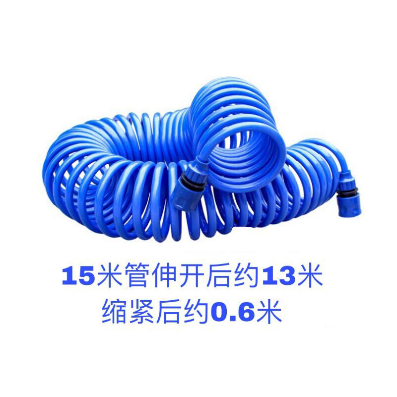 Cleaning tools: EVA spring tubes, 15-meter anti-freezing spiral water pipes, all-season soft garden pipes details Picture
