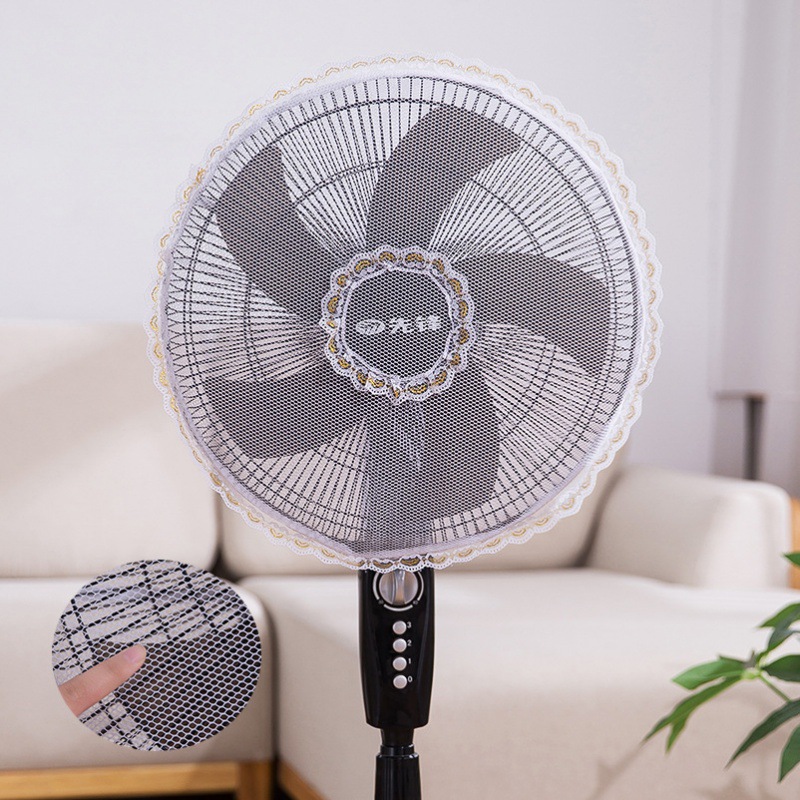【LOVELY HOME】【 Chi Jia 】 Anti-pinch Hand Electric fan Safety cover Household floor-standing mesh Fan cover Child Protective dust cover Application Scenario