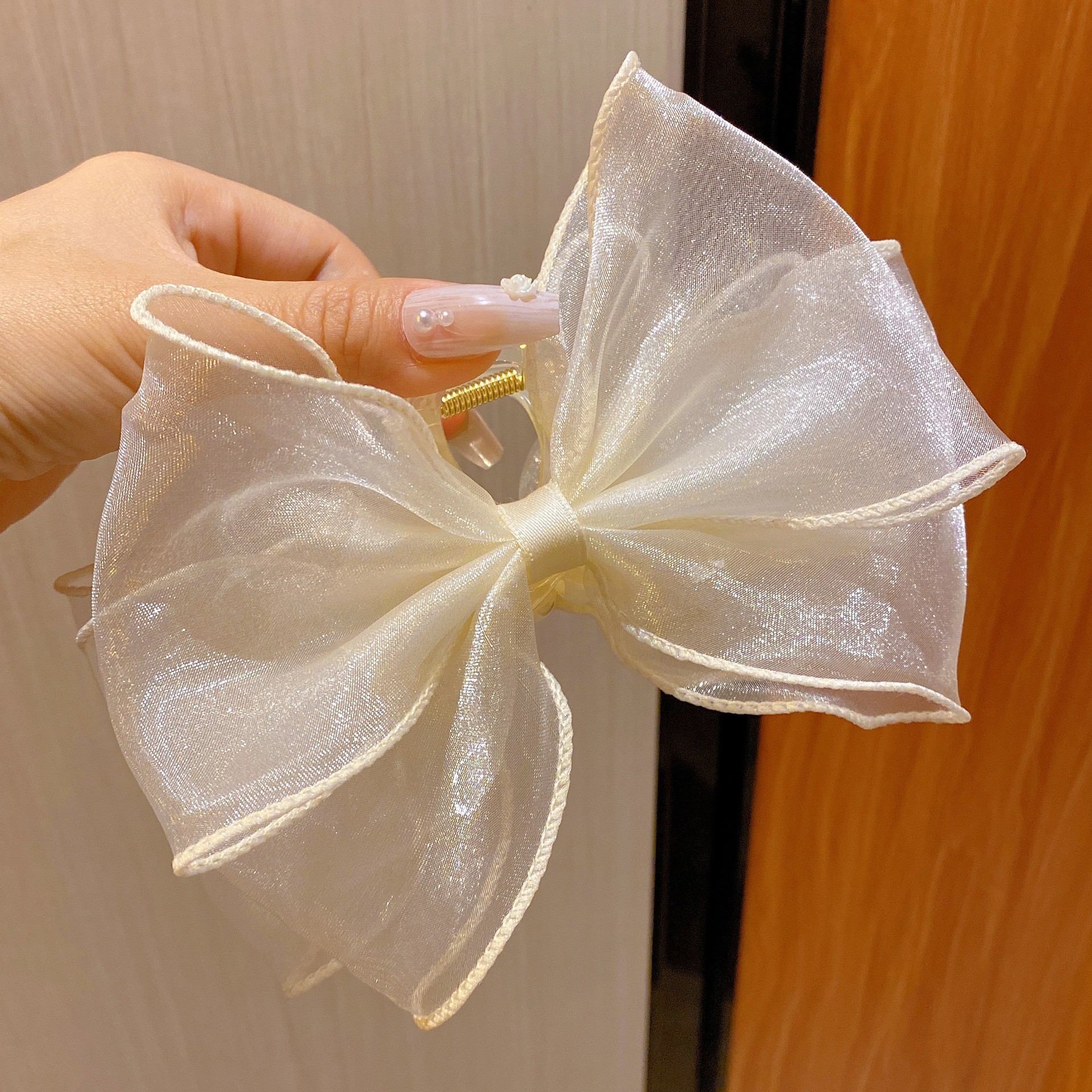 发夹/发卡/发饰/头饰/蝴蝶结细节图