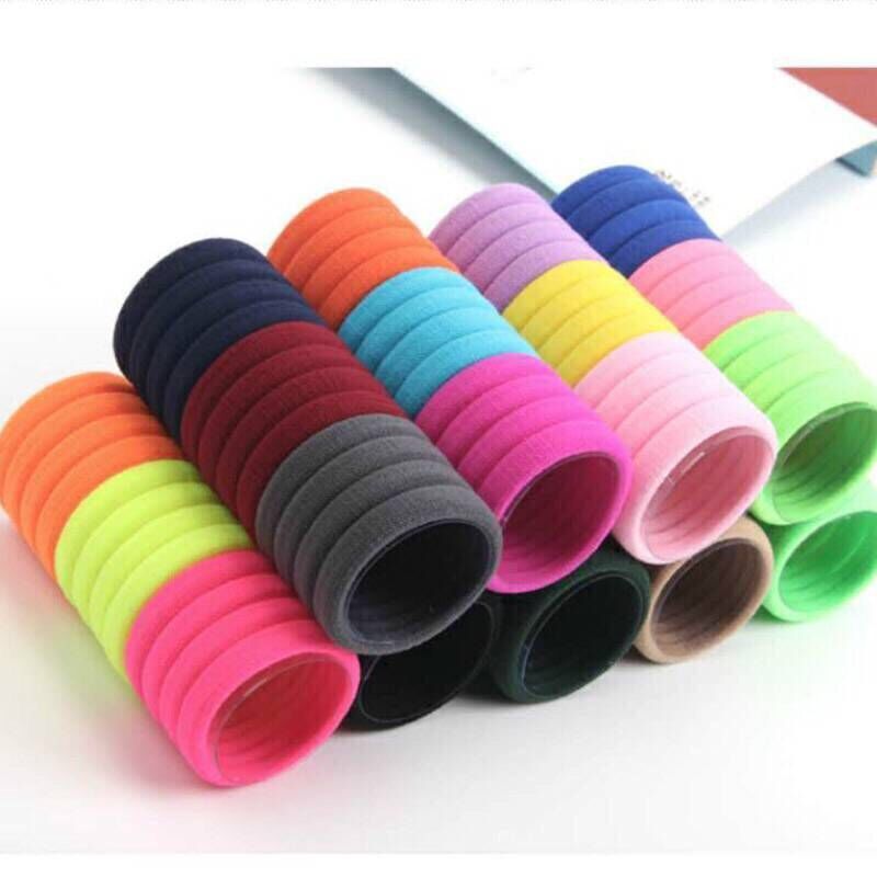 5 to 200 high-elasticity rubber bands, black hair ties, simple hair ties, hair ties Specification image