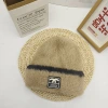 Autumn and winter Korean-style fashionable embroidered knitted hat for women, outdoor casual and warm woolen hat, versatile and simple cold hat trend Application Scenario