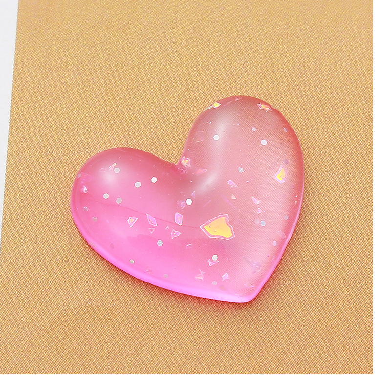 Wholesale of diy jewelry, resin heart-shaped headwear, earrings, pendant accessories, phone cases, patches, slippers and decorative items pic 9