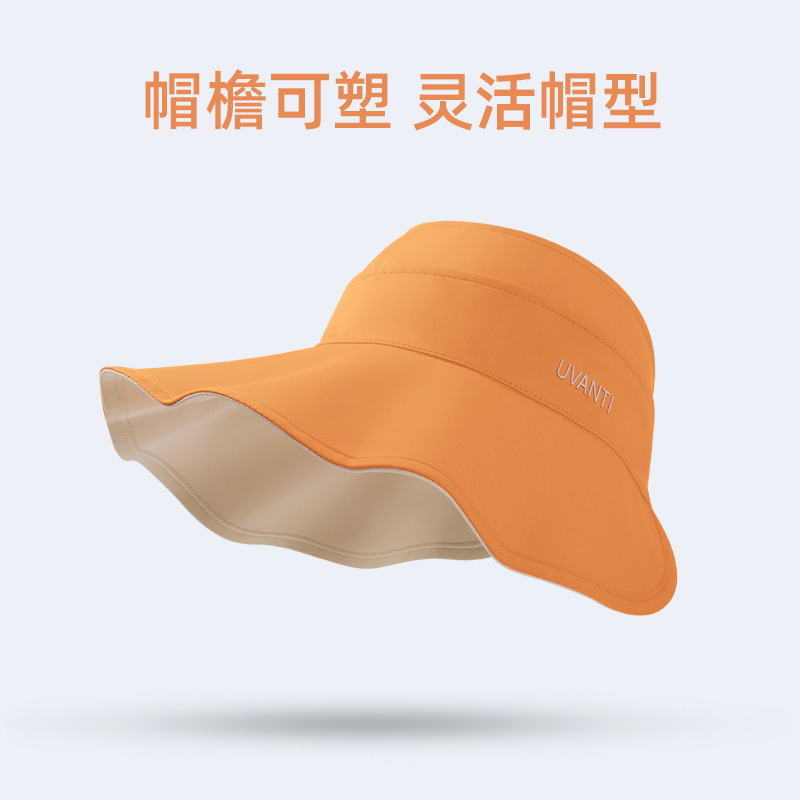 春夏户外防晒白底实物图