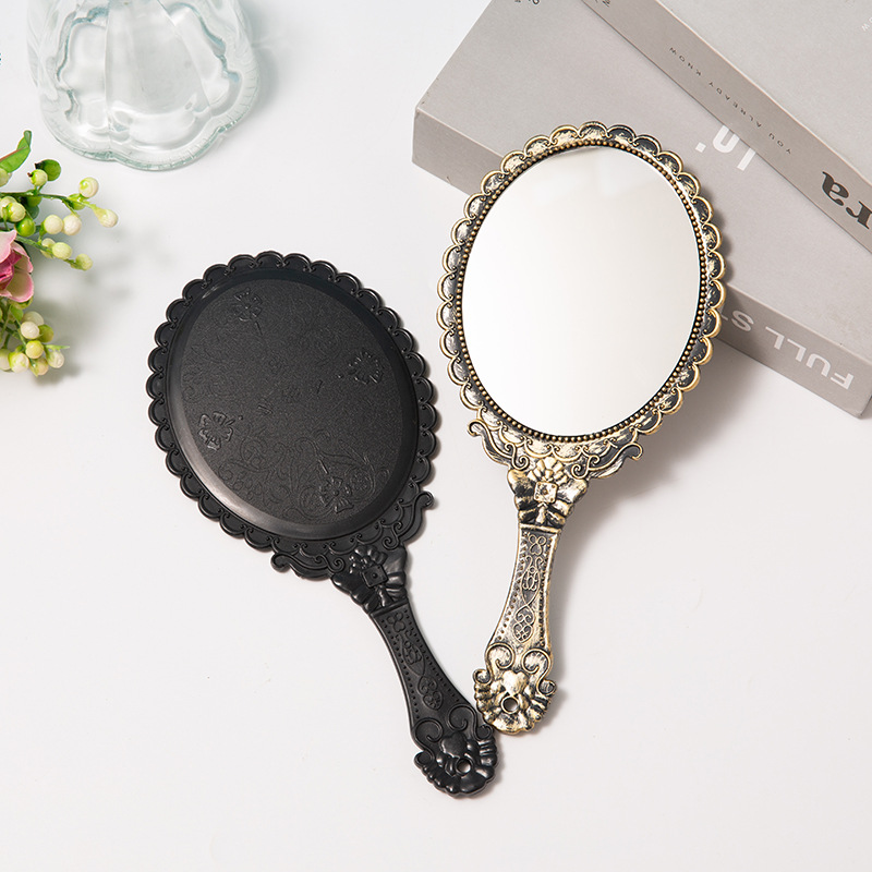创意复古宫廷/日常用手柄镜/手持镜产品图
