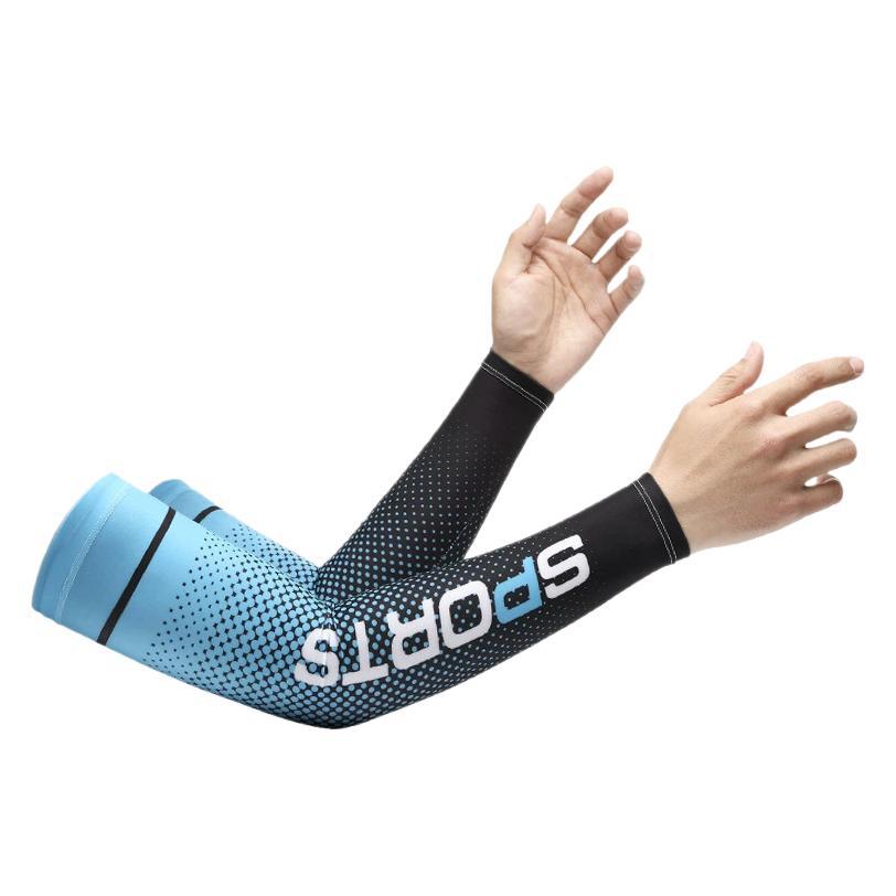 Ice sleeve men's summer sun protection, cool and breathable arm protection, driving, outdoor cycling and sports ice silk sleeve manufacturer wholesale Item Picture