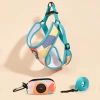 Factory wholesale in stock. Summer hot sale: Three-piece set of cute cat and dog pet chest and back straps, dog walking leashes, garbage bags Specification image