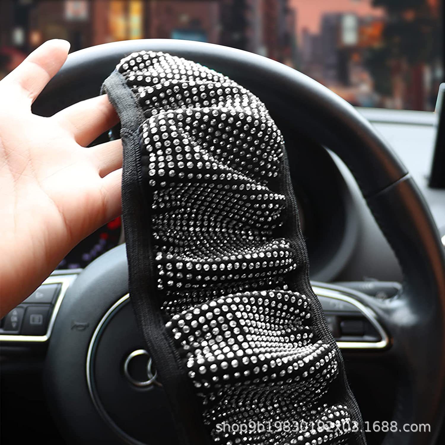 车饰品/方向盘套/手把套/汽车用品/洗车工具产品图