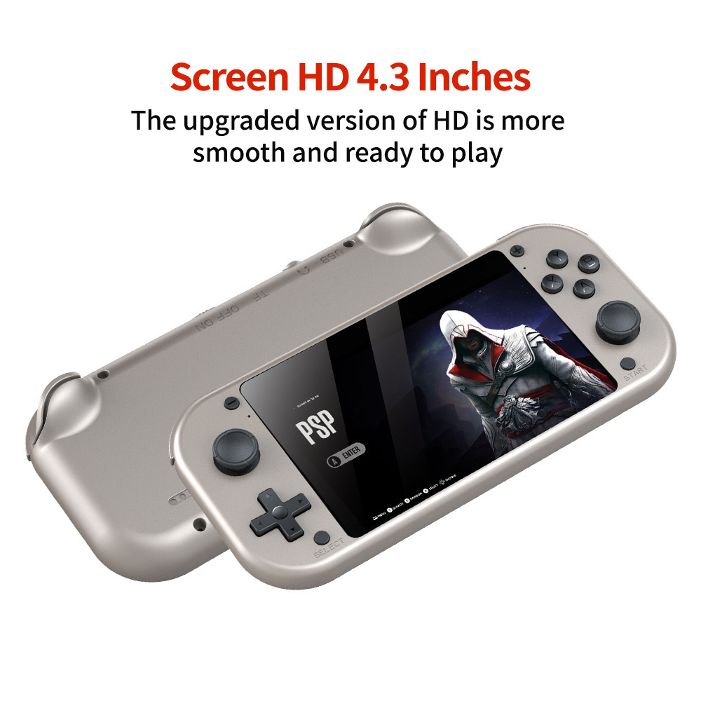 跨境新款M17掌机电视游戏机盒子3D家用4K 高清PSP PS1详情图2