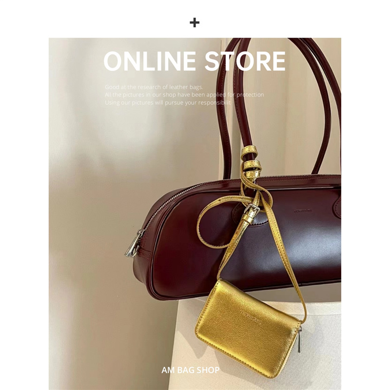 South Korea's Niche Onuk With The Fott Card Bag Layer Stylish Mini Crossbody Bag Hanging Belt Fanny Pack Female details Picture
