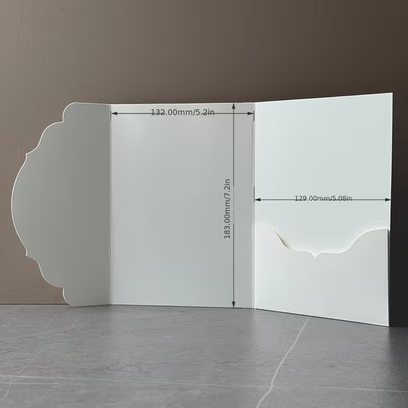 Cross-border supply three-dimensional high-end invitations, wedding invitations, festival greetings, greeting cards, matching envelopes, letter papers, and invitation letters pic 4