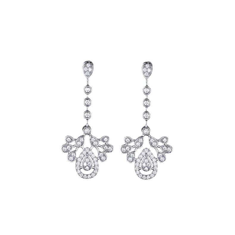 Ni Ni Yang Mi Star With The Same High-Grade Sense No Piercing Spiral Ear Clip Bride Light Luxury Earrings French Drop Earrings Item Picture