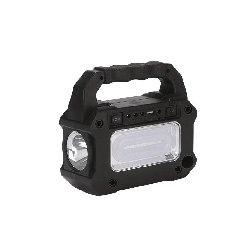 Camping And Outdoor Multi-Functional Portable Emergency Environmentally Friendly Bluetooth Radio Solar Hand-Held Garden Lighting High-Brightness Lamp Application Scenario