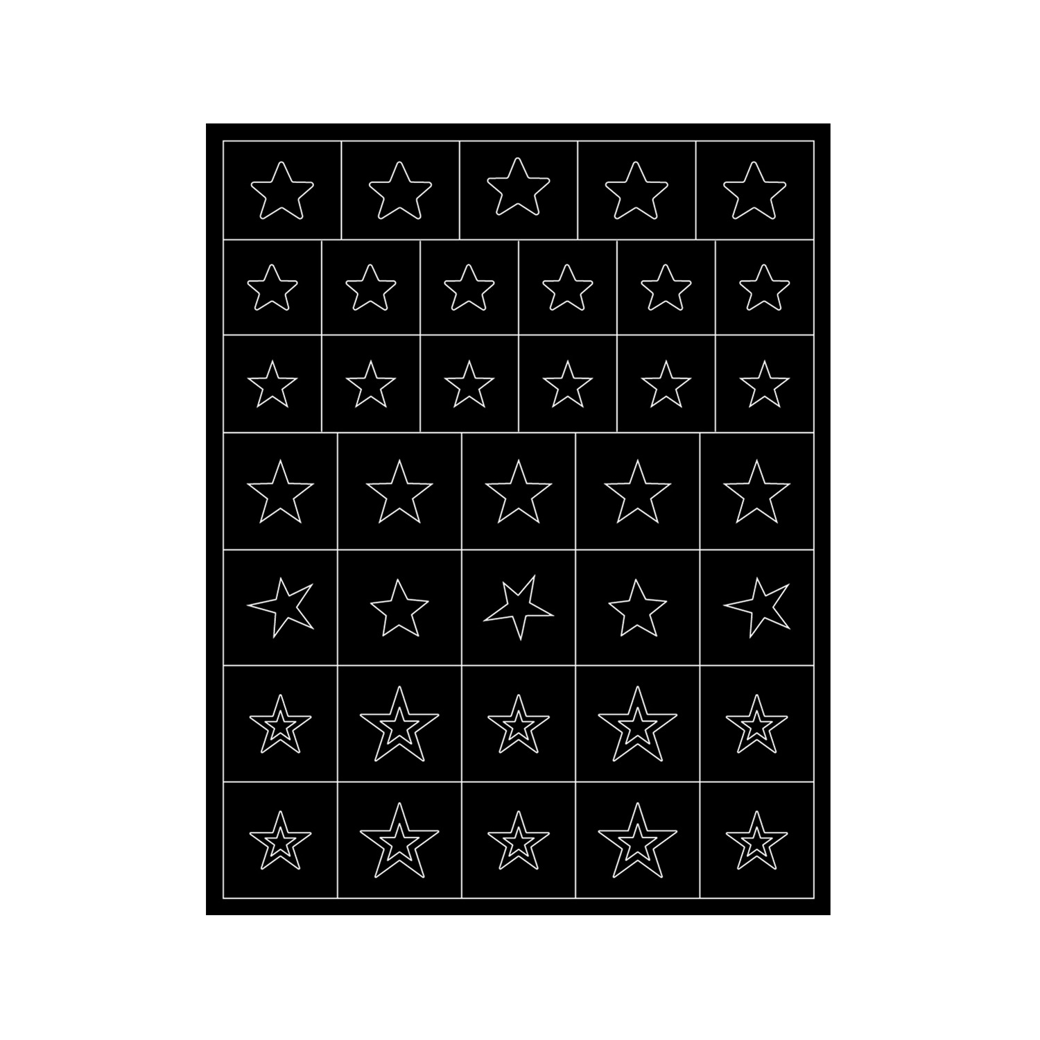 انتزاع البنك من أوراق لصق صلصق لصق على صغر حجم النجمة الخماسية للفراشة Item Picture