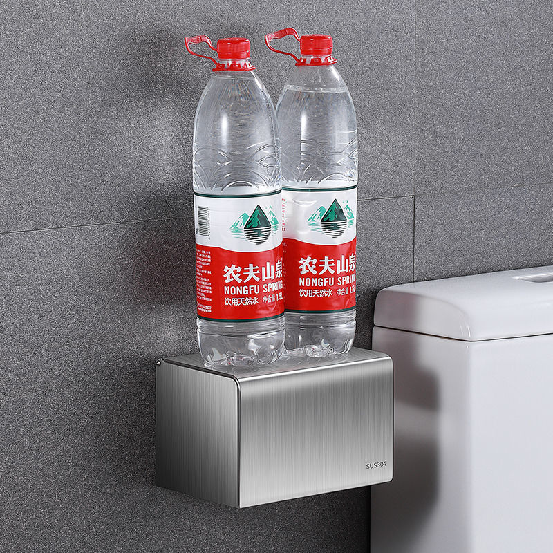 Toilet Paper Dispenser Box Tissue Holder 304 Stainless Steel Toilet Waterproof Paper Roller Bathroom Application Scenario
