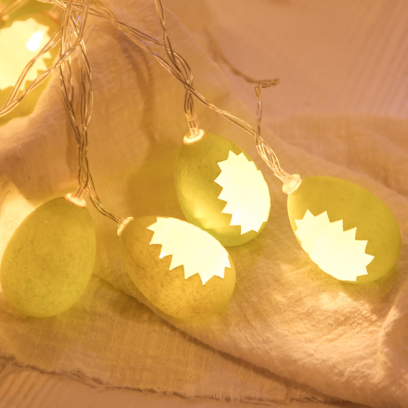 新款彩蛋灯串/裂纹蛋串灯/复活节幼儿园细节图