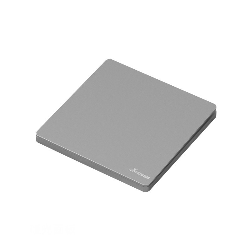 Ultra-Thin Switch Socket Panel Home Type 86 Wall Concealed Five-Hole Socket With Switch 16A Socket Large Panel Gray Item Picture