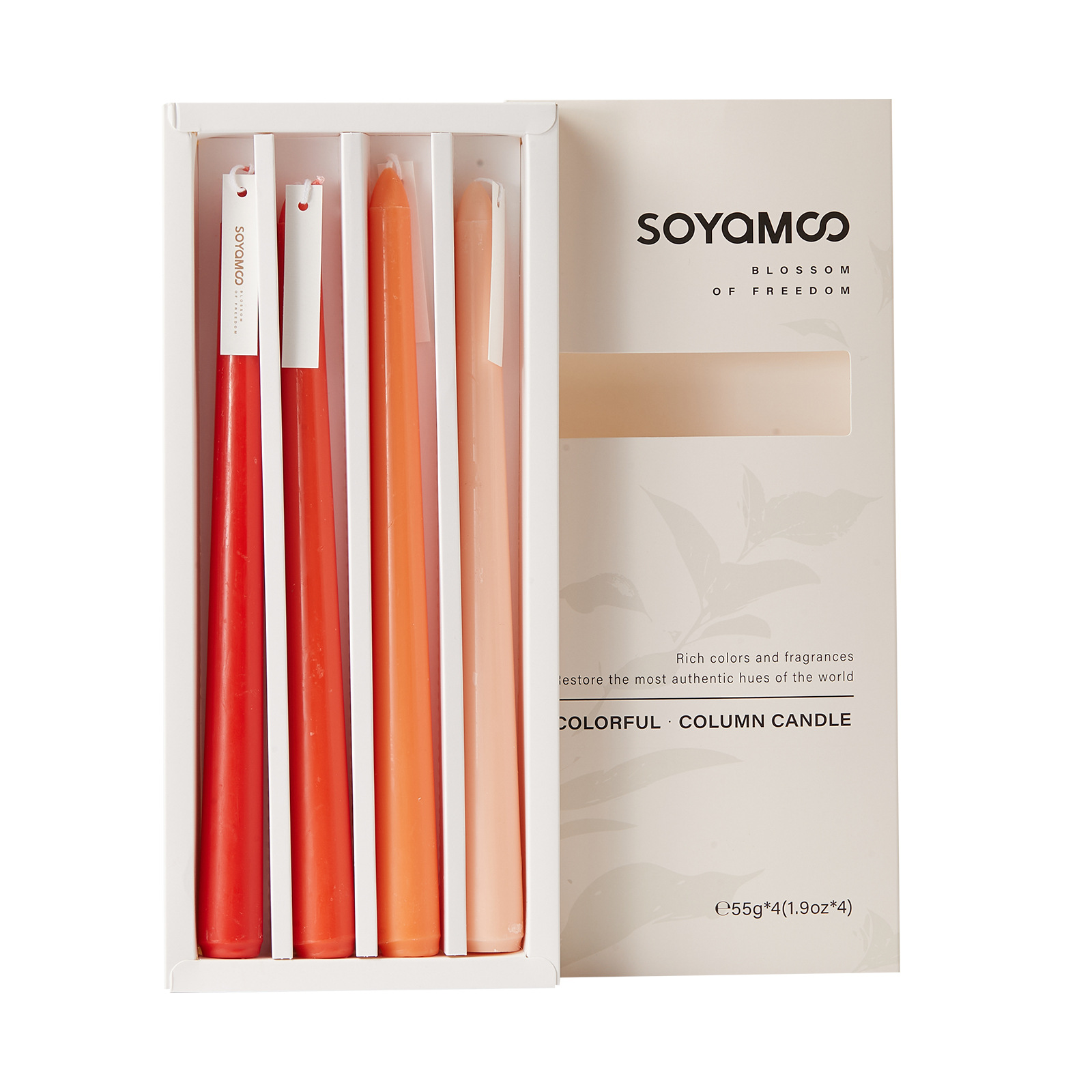 Nordic-style spa soft furnishings, long stick aromatherapy candles, restaurant atmosphere gifts, aromatherapy candle ornaments Item Picture