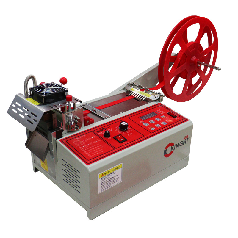 Fully automatic tape cutting machine, computerized webbing machine, silk ribbon cutting machine, ribbon cutting machine, elastic band Velcro cutting machine Item Picture