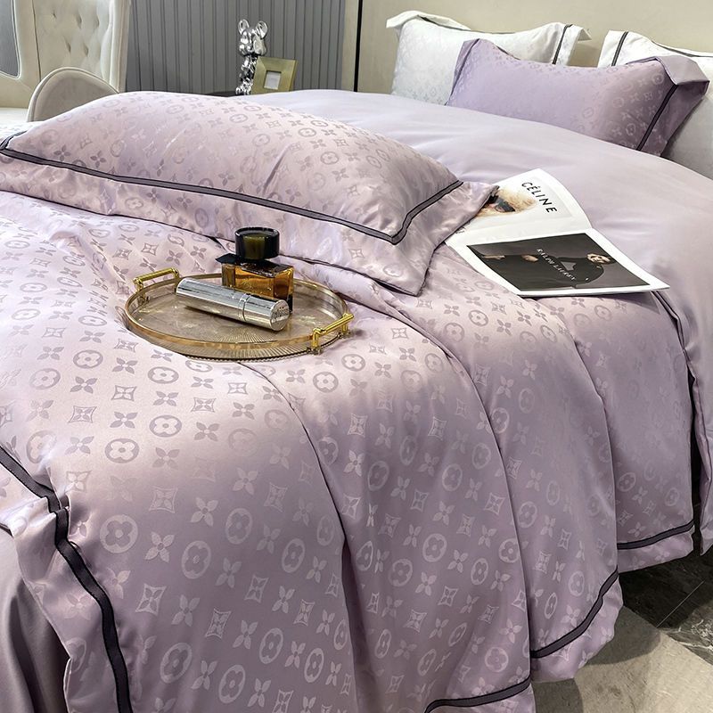 Premium sense engrosado molido conjunto de cuatro piezas estilo nórdico jacquard artesanía ropa de cama edredón cama lujo ligero Application Scenario