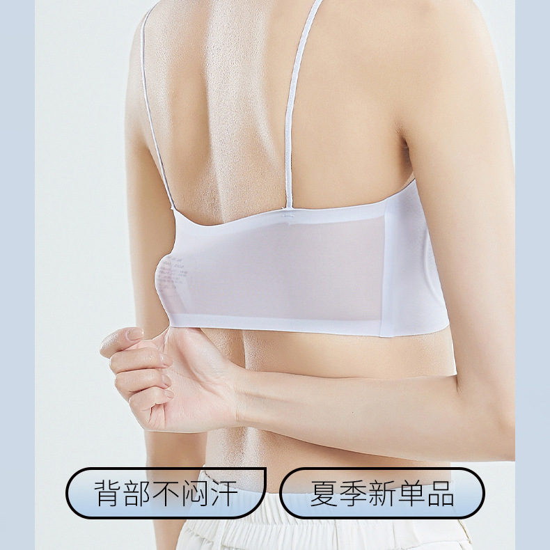 新款山茶花内衣女夏薄款无痕内衣女小胸聚拢女士吸汗胸罩超薄内衣详情11