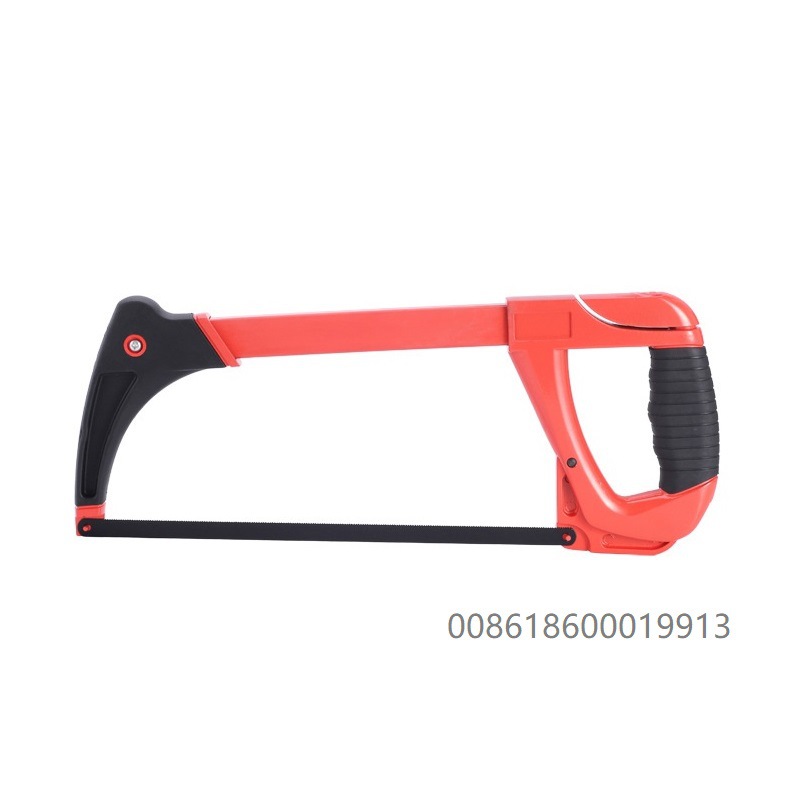 HACKSAW五金工具方管喷塑铝合金手柄钢锯架锯子手工锯子家用锯子