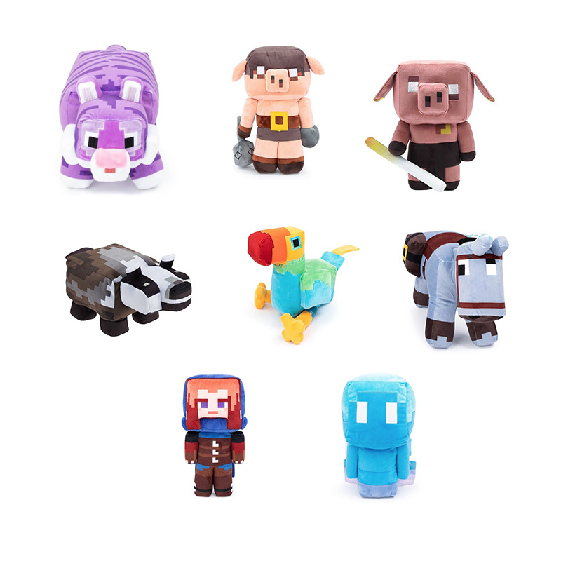 跨境新品Minecraft Legends plush游戏我的世界传奇系列毛绒玩具