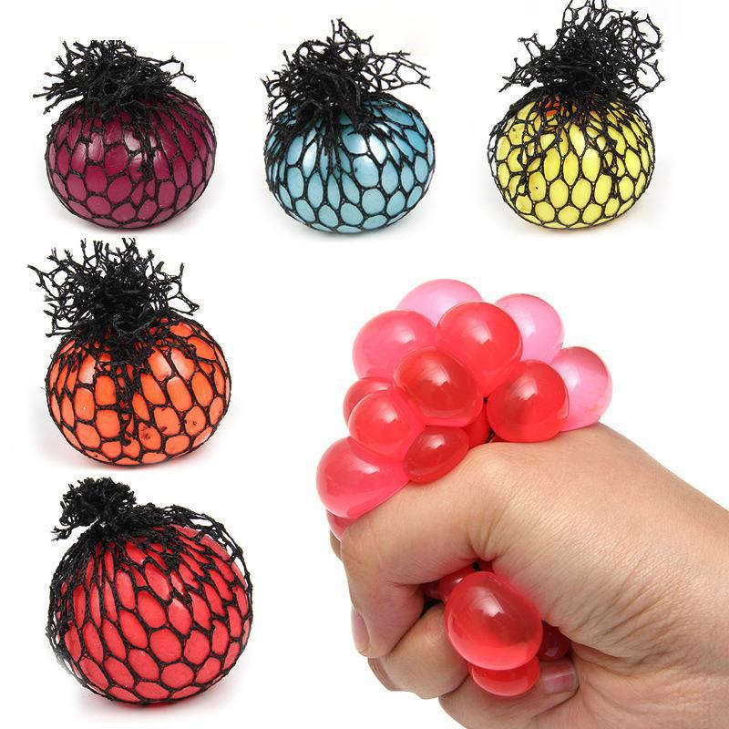 Cross-Border Large Vent Grape Ball Squeeze Extractor Creative Pinch Music Water Balloon Trick Novelty Toys Wholesale
